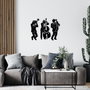 Wallity Münis Accesorio Decorativo de Pared de Metal Negro